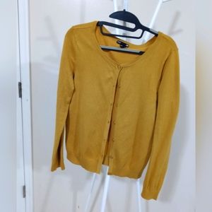 Mustard cardigan